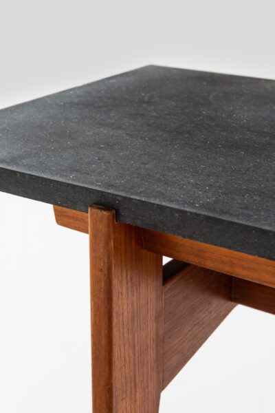 Hans-Agne Jakobsson side table in teak and granite at Studio Schalling