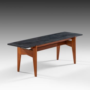 Hans-Agne Jakobsson side table in teak and granite at Studio Schalling