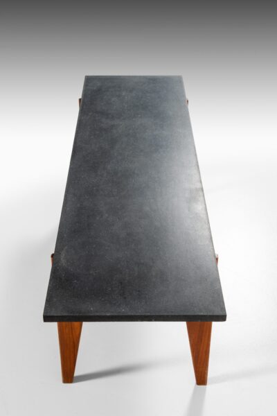 Hans-Agne Jakobsson side table in teak and granite at Studio Schalling