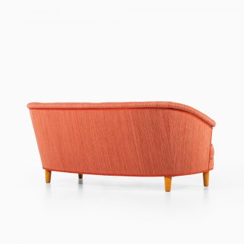 Carl Malmsten Roma sofa in red fabric at Studio Schalling