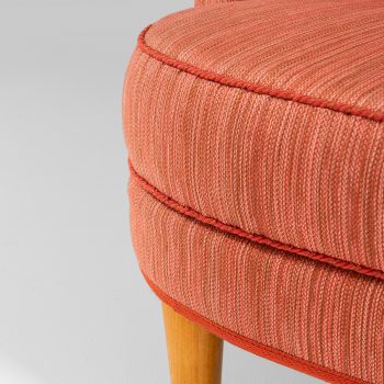 Carl Malmsten Roma sofa in red fabric at Studio Schalling