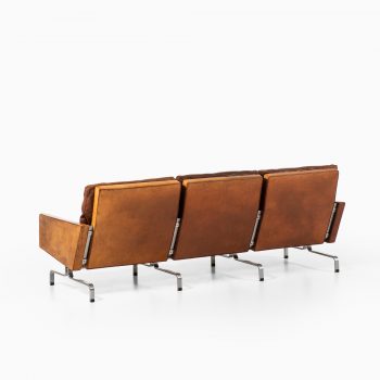 Poul Kjærholm PK-31/3 sofa by E. Kold Christensen at Studio Schalling