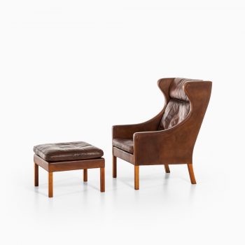 Børge Mogensen wingback easy chair model 2204 at Studio Schalling