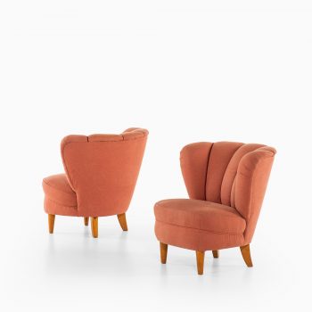 Pair of easy chairs in the manner of Otto Schulz at Studio Schalling