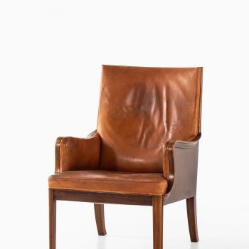 Frits Henningsen easy chair in mahogany at Studio Schalling
