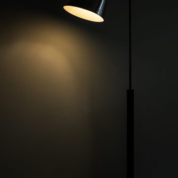 Vilhelm Lauritzen & Frits Schlegel floor lamp in nickel plated metal at Studio Schalling