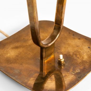 Paavo Tynell table lamp in brass by Taito Oy at Studio Schalling