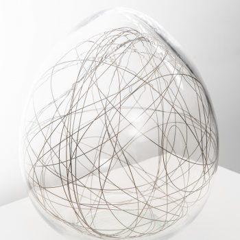 Monica Backström sculpture in glass at Studio Schalling