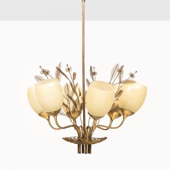 Paavo Tynell ceiling lamp model 9029/6 by Taito Oy at Studio Schalling