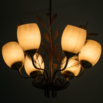 Paavo Tynell ceiling lamp model 9029/6 by Taito Oy at Studio Schalling