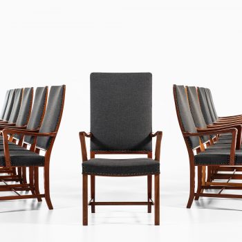 Conference chairs / armchairs in mahogany by Bodafors at Studio Schalling