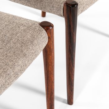 Niels O. Møller dining chairs model 77 in rosewood at Studio Schalling