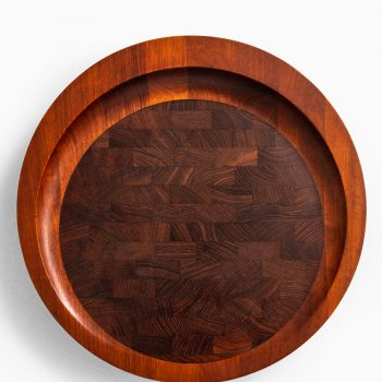 Jens Quistgaard tray in teak and wengé produced by Dansk at Studio Schalling