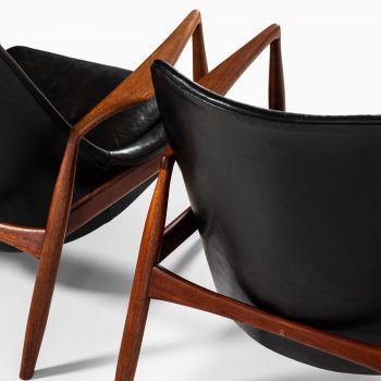 Ib Kofod-Larsen seal easy chairs by OPE at Studio Schalling