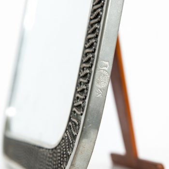 Estrid Ericsson table mirror in pewter by Svenskt Tenn at Studio Schalling