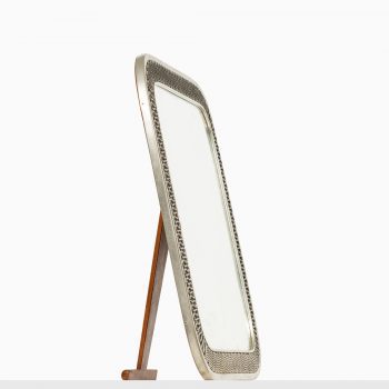 Estrid Ericsson table mirror in pewter by Svenskt Tenn at Studio Schalling