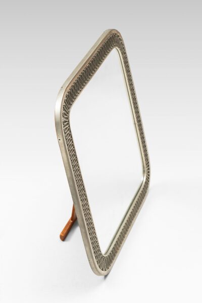 Estrid Ericsson table mirror in pewter by Svenskt Tenn at Studio Schalling