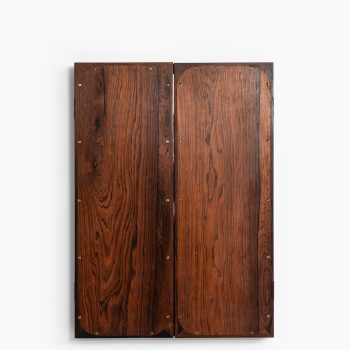Frode Holm folding mirror in rosewood at Studio Schalling