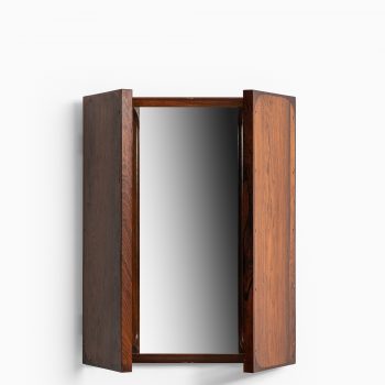Frode Holm folding mirror in rosewood at Studio Schalling