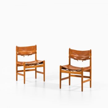 Børge Mogensen dining chairs by Svensk fur at Studio Schalling