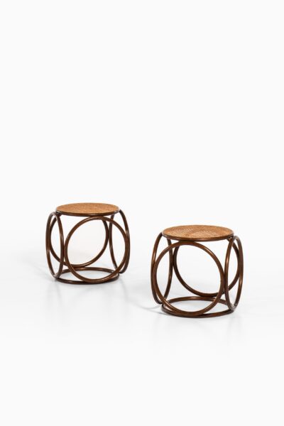 Michael Thonet stools produced by Thonet at Studio Schalling