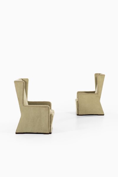 Pair of easy chairs attributed to Uno Åhrén or Björn Trägårdh at Studio Schalling