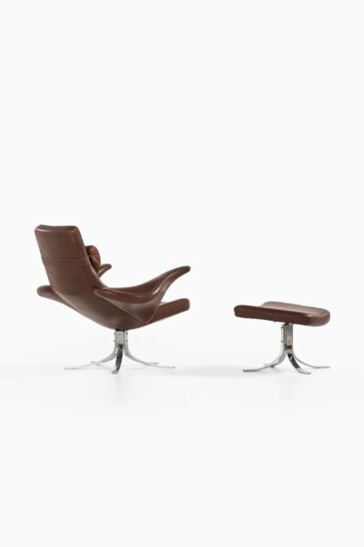 Gösta Berg Seagull / Måsen easy chair with stool at Studio Schalling