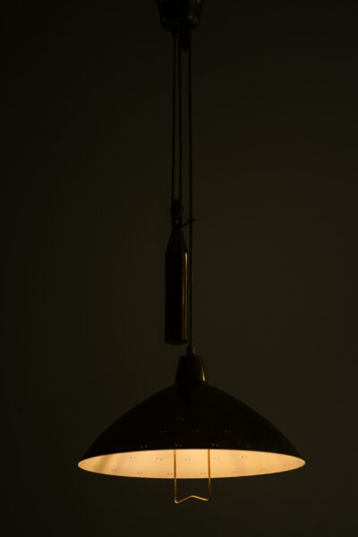 Itsu counter weight ceiling lamp in the style of Paavo Tynell at Studio Schalling