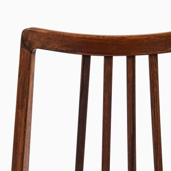 Rosewood dining chairs attributed to Niels Kofoed at Studio Schalling