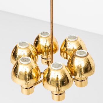 Hans-Agne Jakobsson ceiling lamp in brass at Studio Schalling