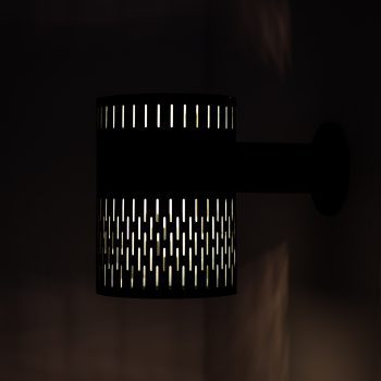 Hans Bergström wall lamps in patinated copper at Studio Schalling