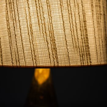 Carl-Harry Stålhane table lamp in ceramic and brass at Studio Schalling