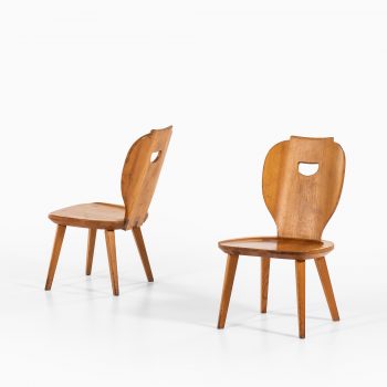 Carl Malmsten easy chairs in pine at Studio Schalling