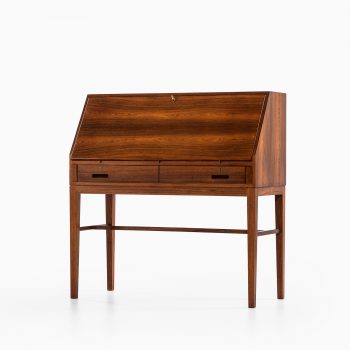 Kai Winding secretaire in rosewood and brass at Studio Schalling