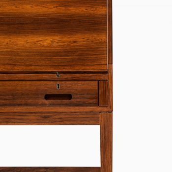 Kai Winding secretaire in rosewood and brass at Studio Schalling