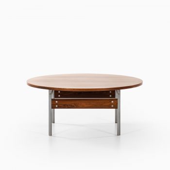 Sven Ivar Dysthe coffee table in rosewood and steel at Studio Schalling
