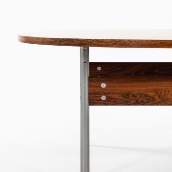 Sven Ivar Dysthe coffee table in rosewood and steel at Studio Schalling