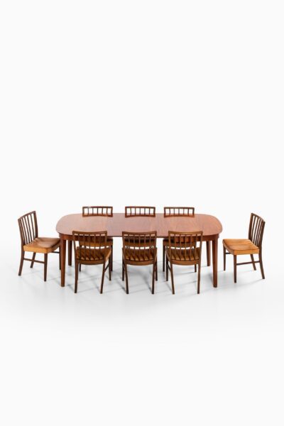 Frits Henningsen dining chairs in cuban mahogany at Studio Schalling