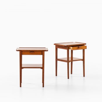 Axel Larsson bedside tables in mahogany at Studio Schalling