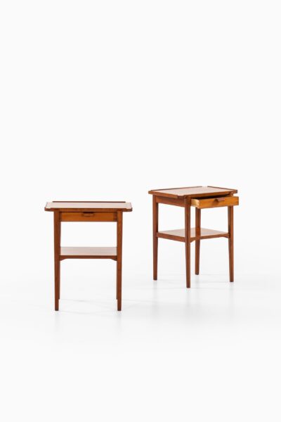 Axel Larsson bedside tables in mahogany at Studio Schalling