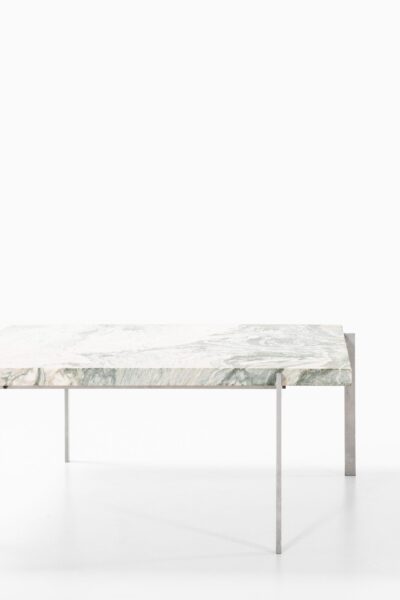 Poul Kjærholm PK-61 coffee table in Cipollini marble at Studio Schalling