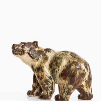 Knud Kyhn ceramic bear by Royal Copenhagen at Studio Schalling