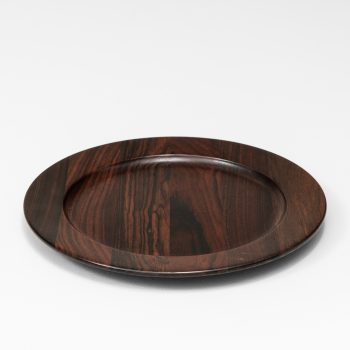 Coaster plates in rosewood attributed to Jens Quistgaard at Studio Schalling