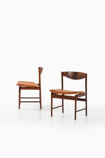 Ib Kofod-Larsen dining chairs in rosewood at Studio Schalling