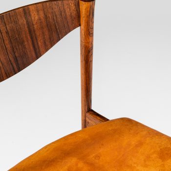 Ib Kofod-Larsen dining chairs in rosewood at Studio Schalling