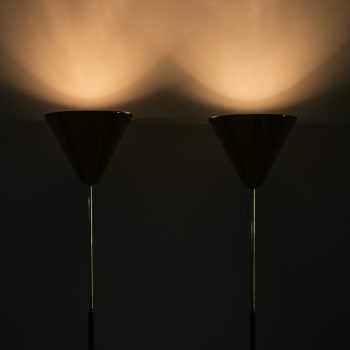 Bergbom floor lamps model G-07 in brass at Studio Schalling