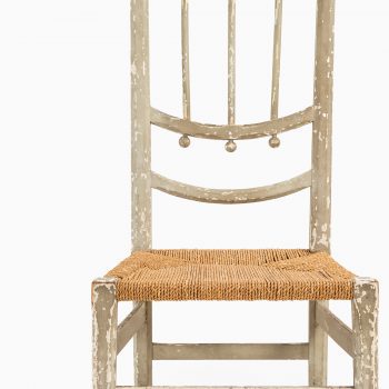 Side chair in hemp string by unknown designer at Studio Schalling