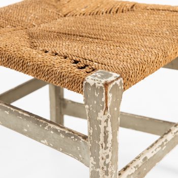 Side chair in hemp string by unknown designer at Studio Schalling