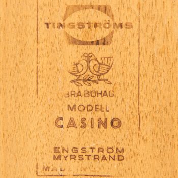 Sven Engström & Gunnar Myrstrand side table in oak at Studio Schalling