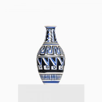 Erik Ivarsson ceramic vase by Höganäs at Studio Schalling